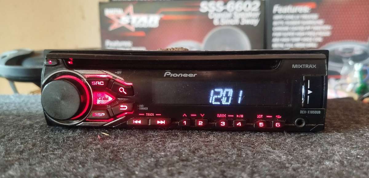 Pioneer Single Din Car Media Player with USB/AUX (DEH-X1850UB) - CD Not Working