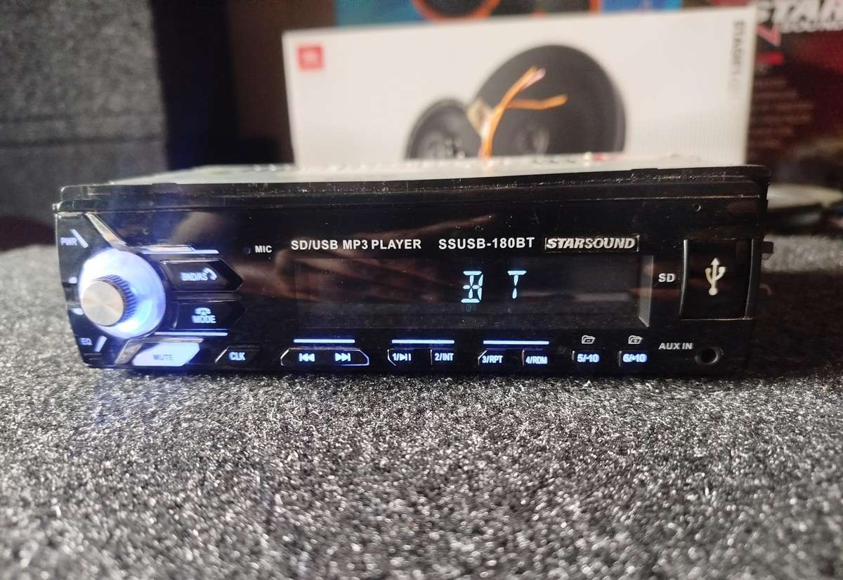 Starsound Single Din Car Media Player with BT/AUX (SSUSB-180BT) - USB Not Working