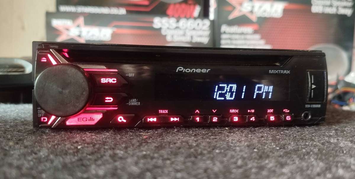 Pioneer Single Din Car Media Player with USB/AUX (DEH-X1950UB) - CD Not Working