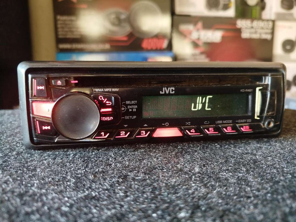 JVC Single Din Car Media Player with USB/AUX (KD-R461) - CD not Working