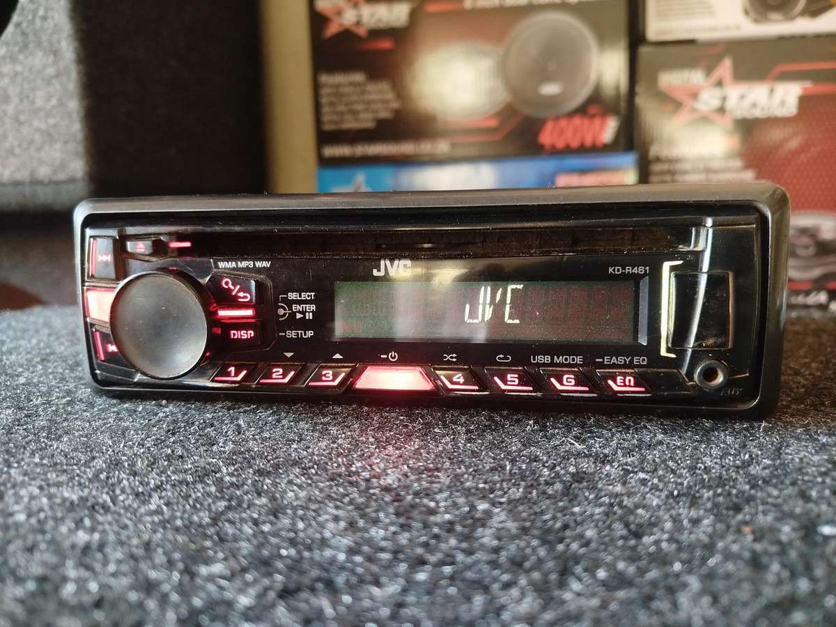 JVC Single Din Car Media Player with USB/AUX (KD-R461) - CD not Working