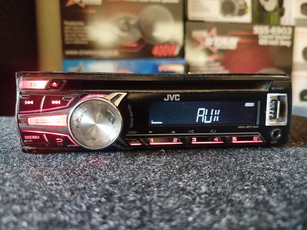 JVC Single Din Car Media Player with USB/AUX/CD (KD-R456) - CD not Working