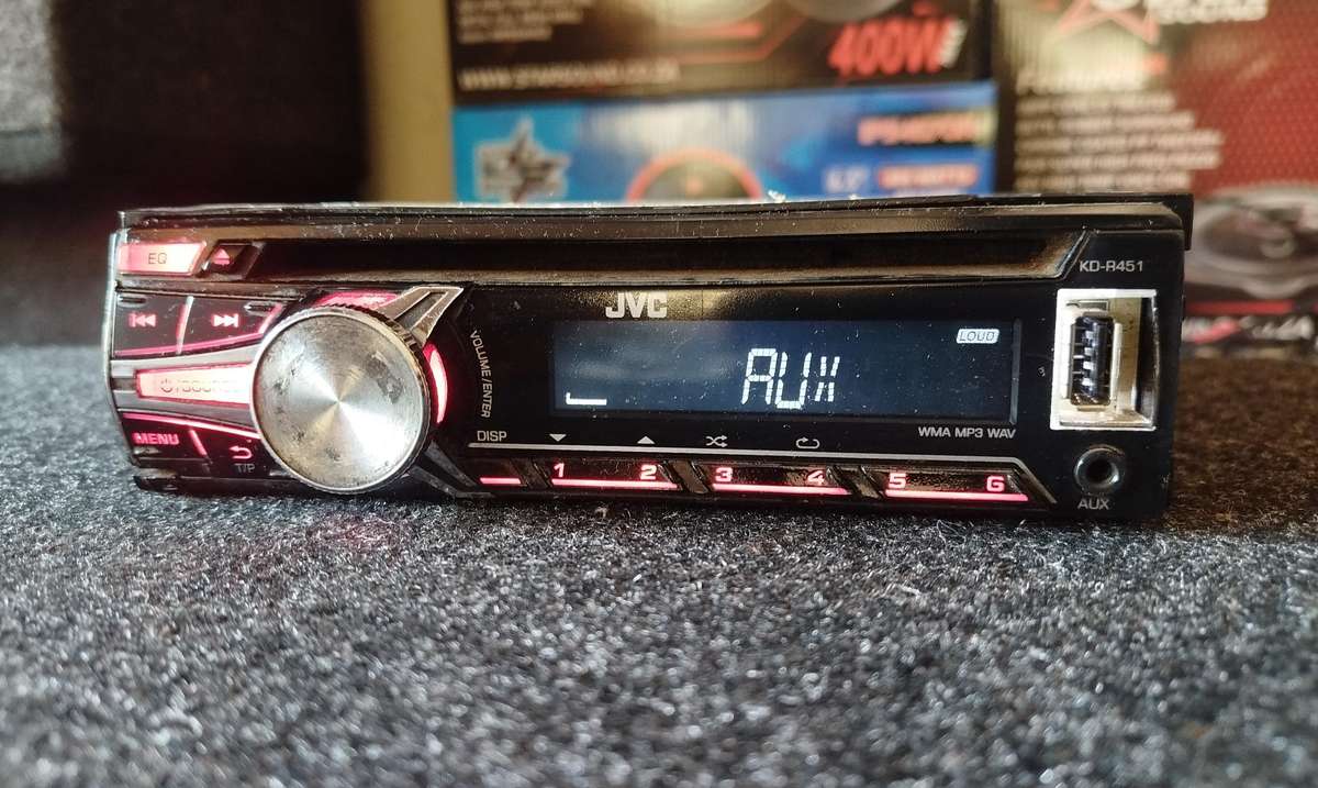 JVC Single Din Car Media Player with USB/AUX/CD (KD-R456) - CD not Working