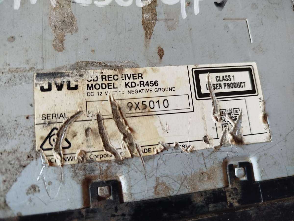 JVC Single Din Car Media Player with USB/AUX/CD (KD-R456) - CD not Working