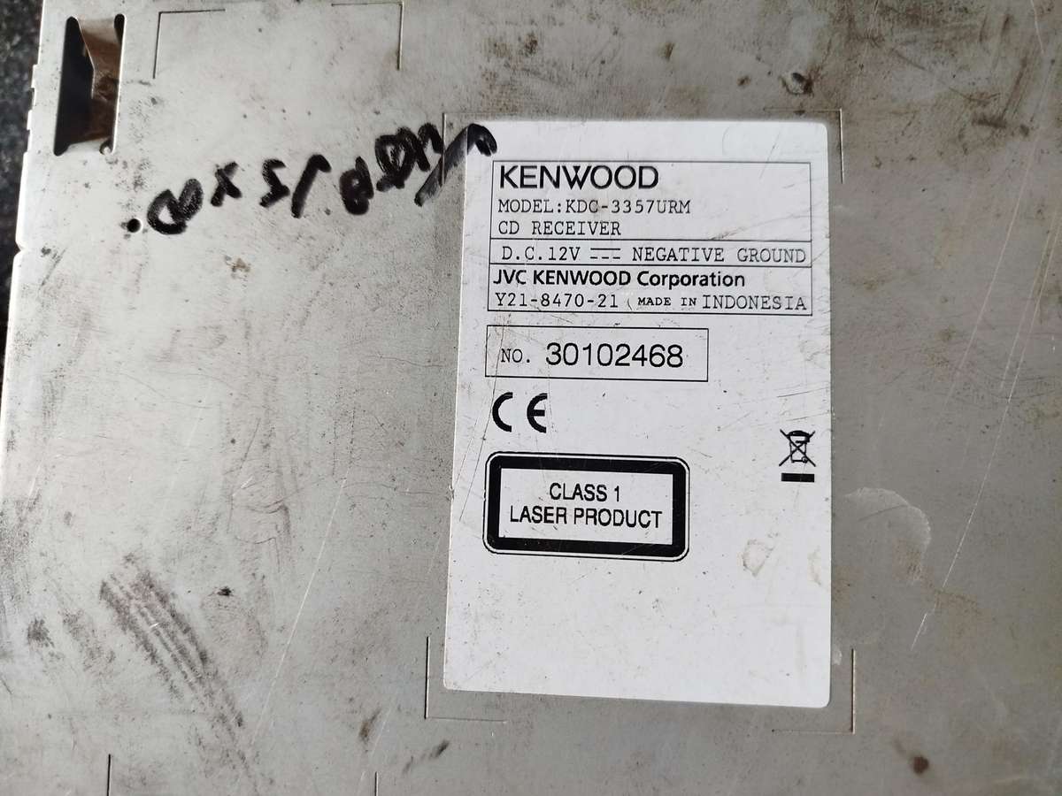 Kenwood Single Din Car Media Player with USB/AUX (KDC-3357URM) - CD Not Working