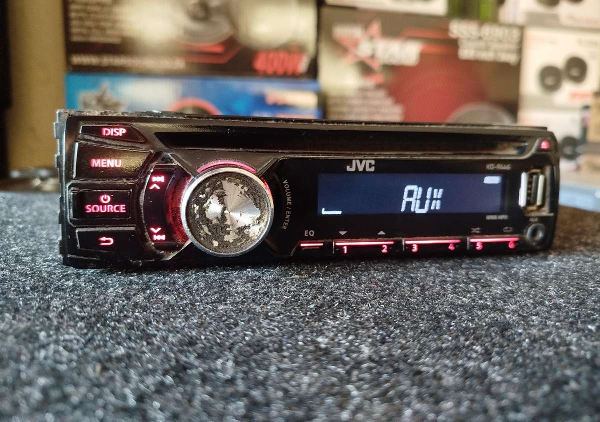 JVC Single Din Car Media Player with USB/AUX/CD (KD-R446) - CD not Working