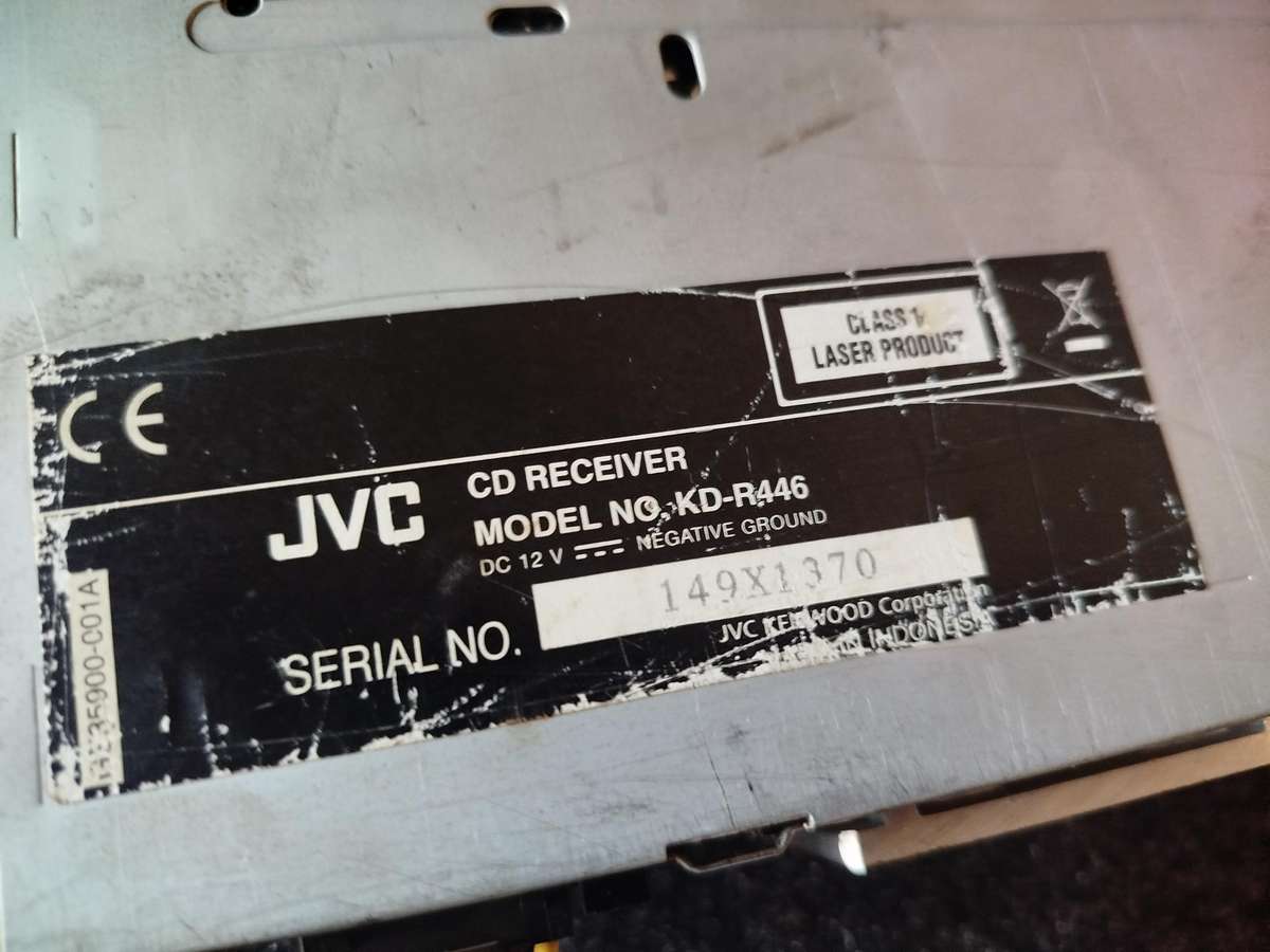 JVC Single Din Car Media Player with USB/AUX/CD (KD-R446) - CD not Working