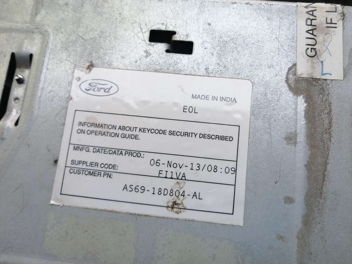 Ford Figo Head Unit - Not Working - For Parts/Spares