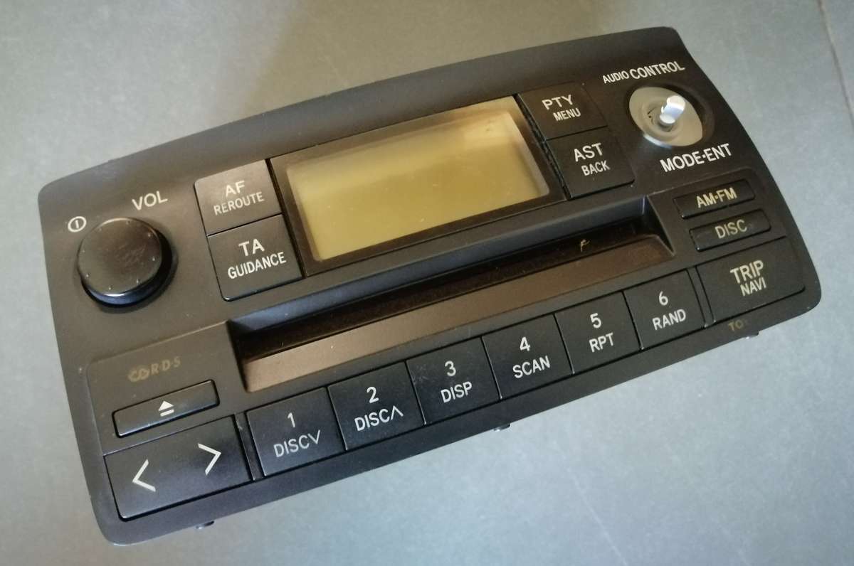 Toyota RunX/Corolla Head Unit - Working but No Plug - Sold For Parts/Spares