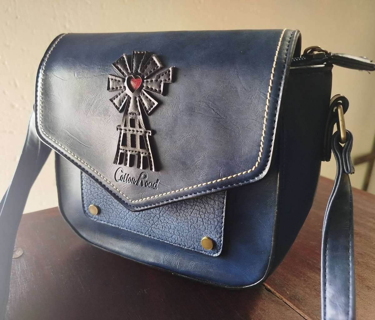 Cotton Road Shoulder/Handbag - Blue