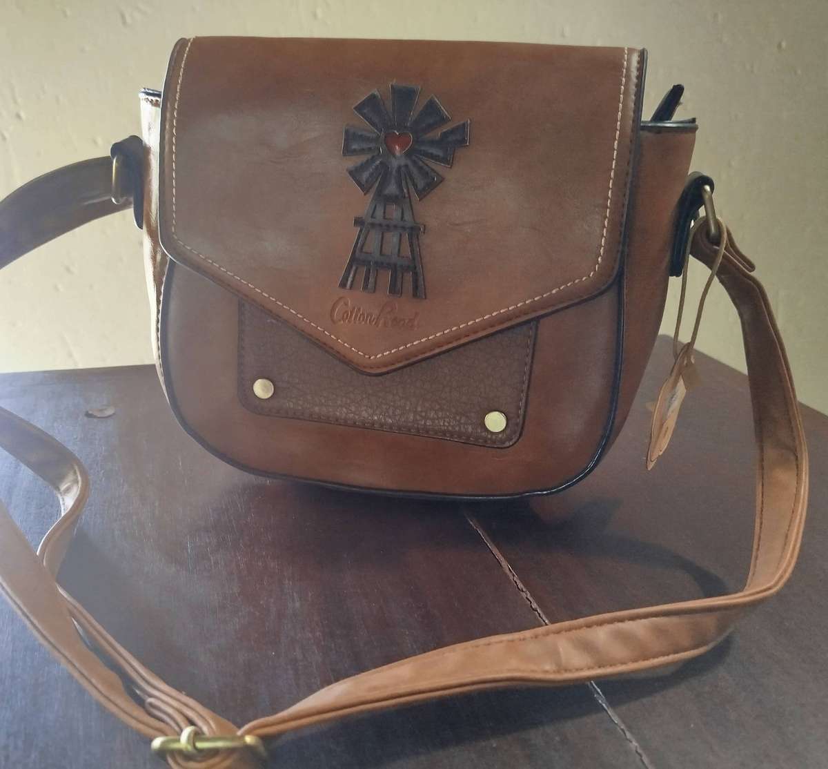 Cotton Road Shoulder/Handbag - Coffee