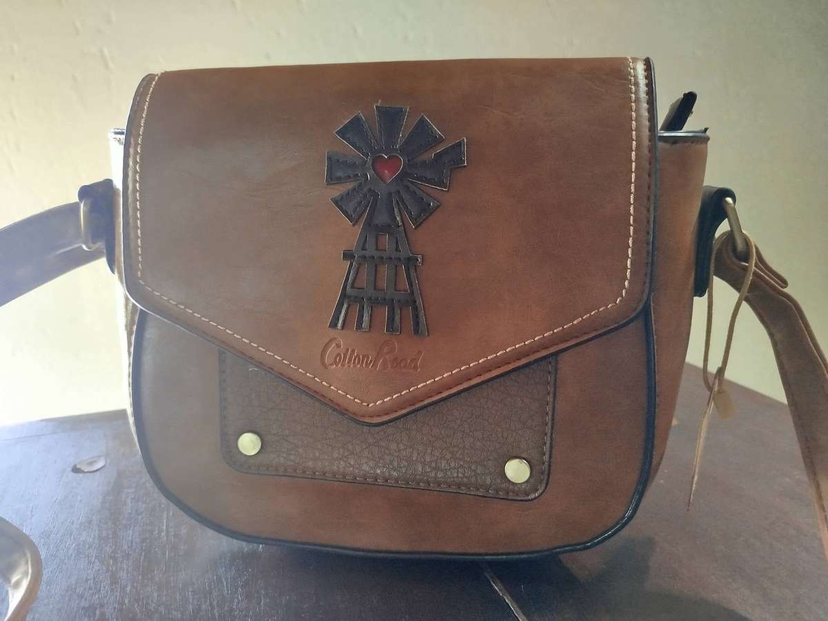 Cotton Road Shoulder/Handbag - Coffee