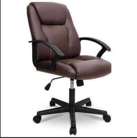 Home Office Chair Ergonomic Desk Chair Swivel - BROWN