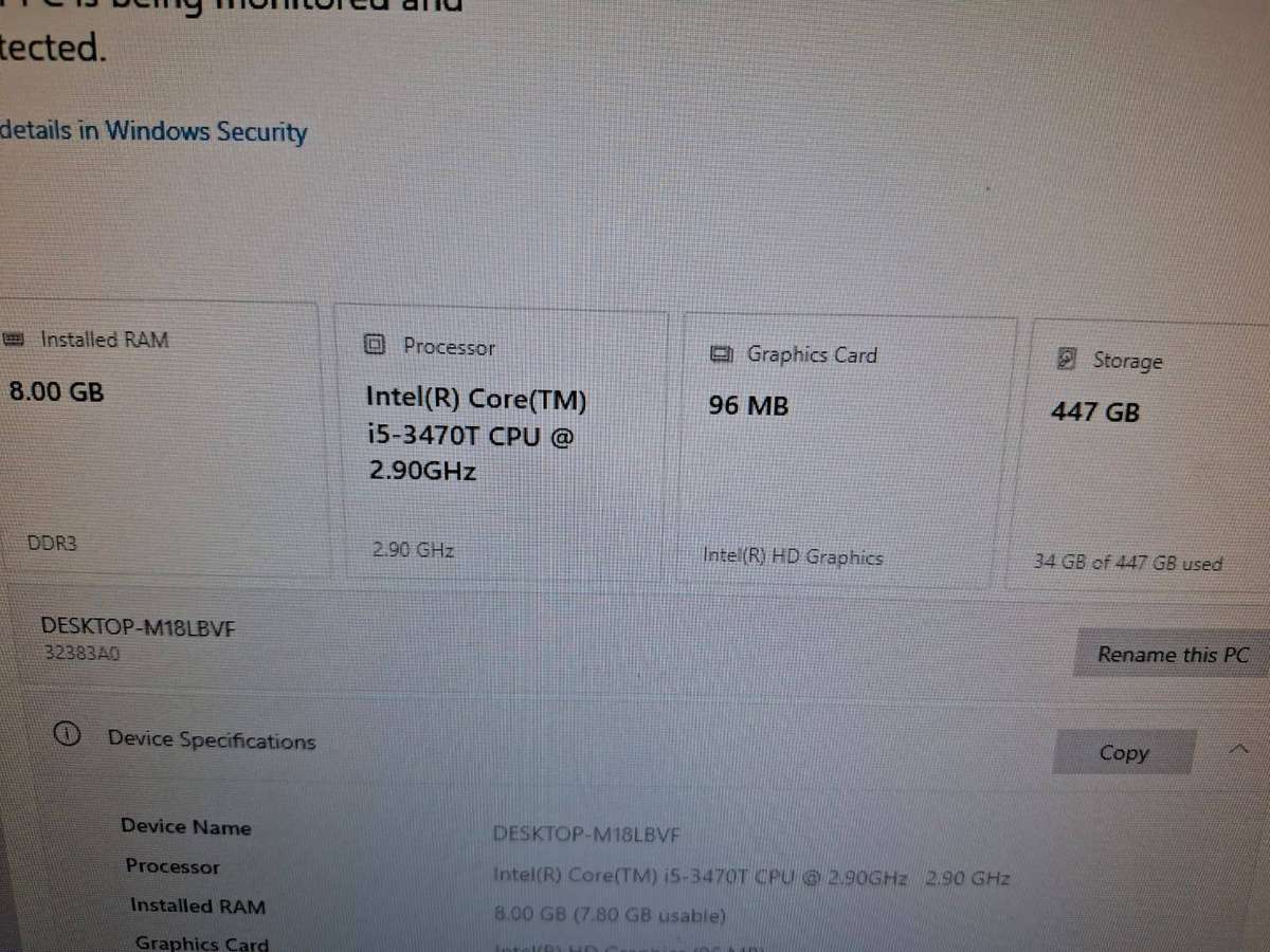 Lenovo ThinkCentre M92p mini pc