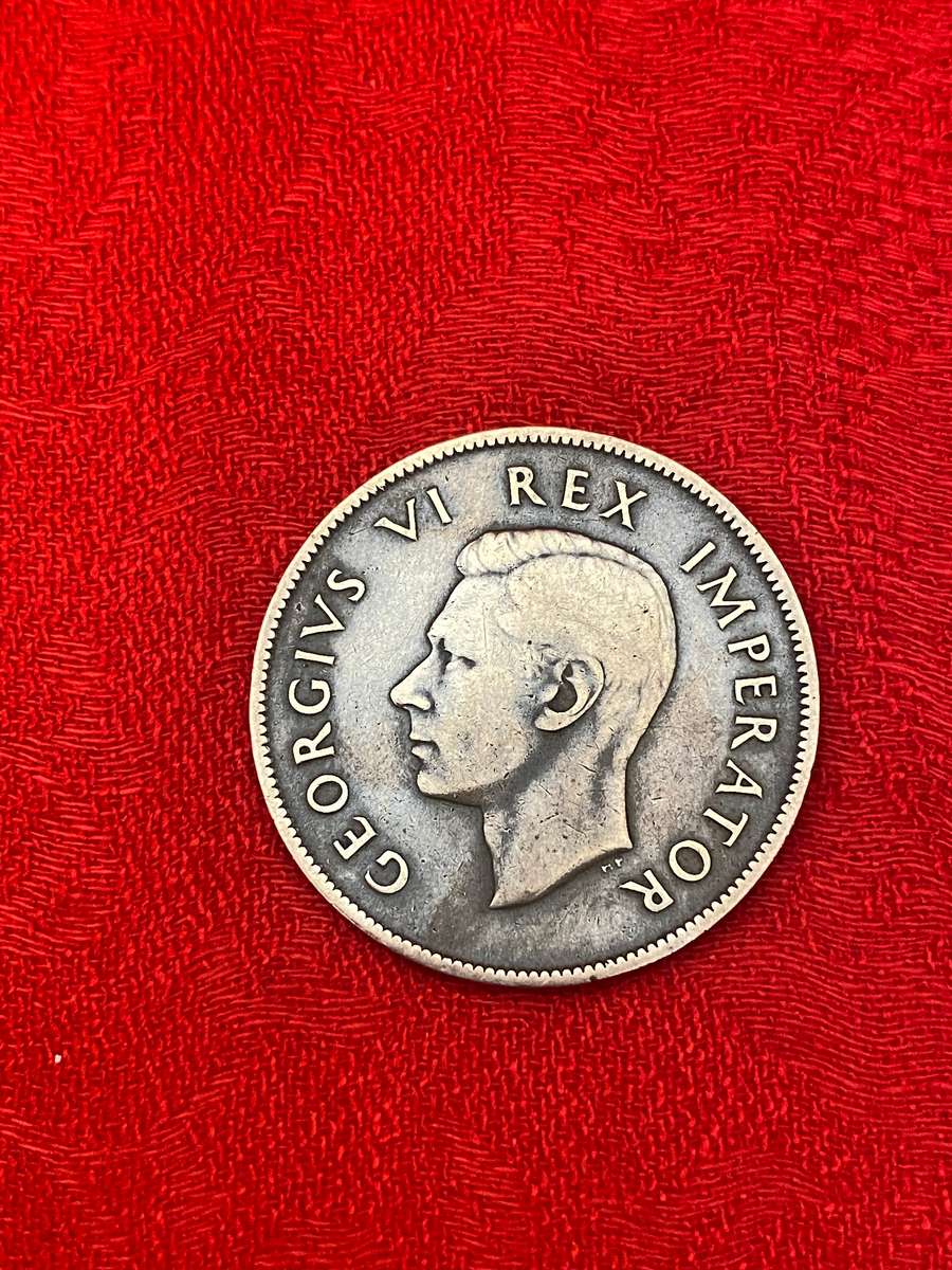 1938  1 penny coin South Africa