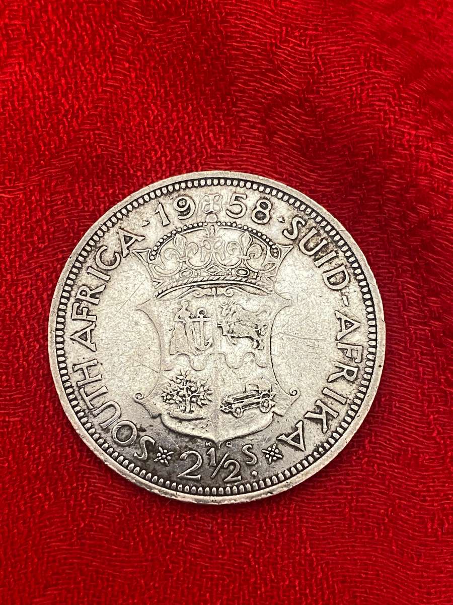 1958 Two and a half Shilling Coin