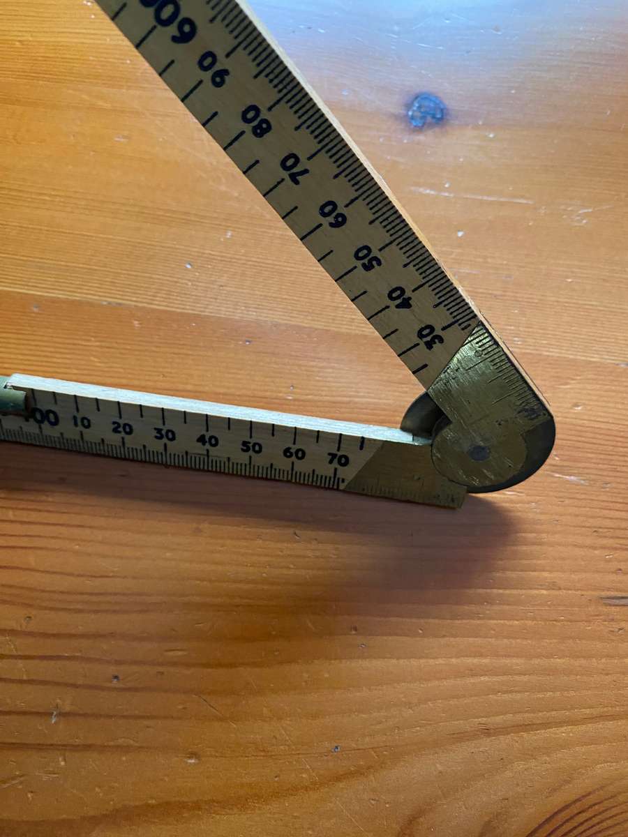 Vintage Wood Work Ruler