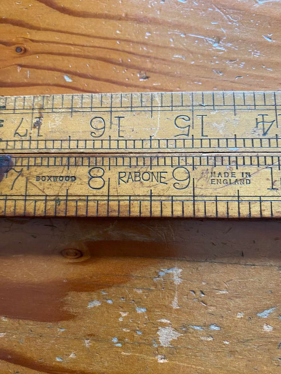 Boxwood Rabone No 1380 Folding Ruler