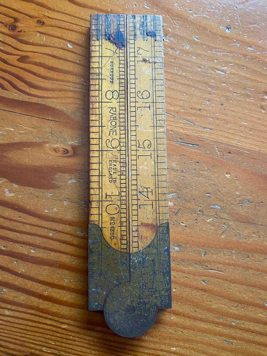 Boxwood Rabone No 1380 Folding Ruler