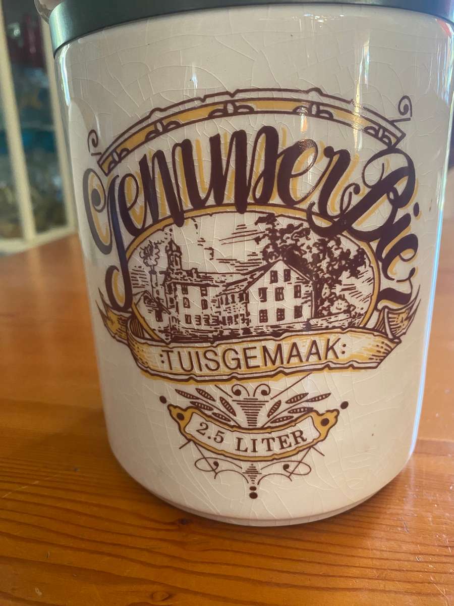 Vintage Ginger Beer pottery bottle