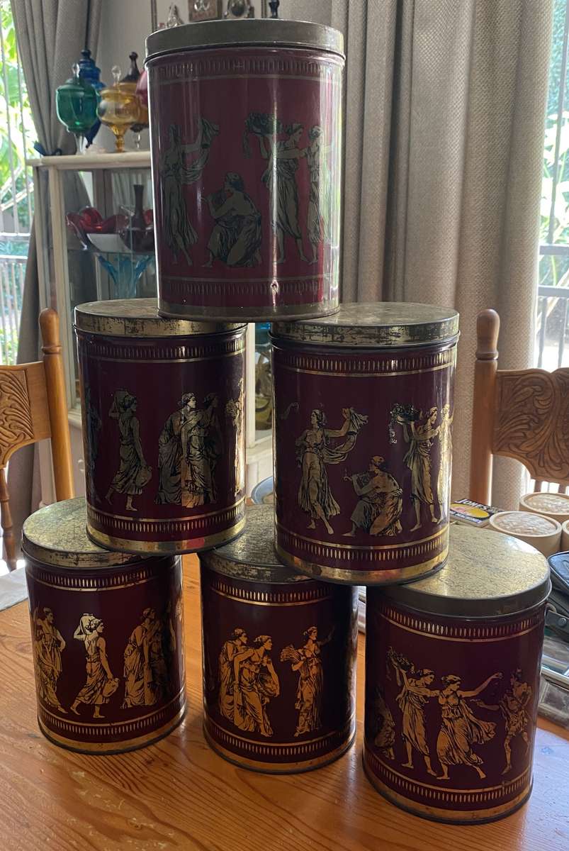 VINTAGE VAN RIEBEECK COFFEE CANS