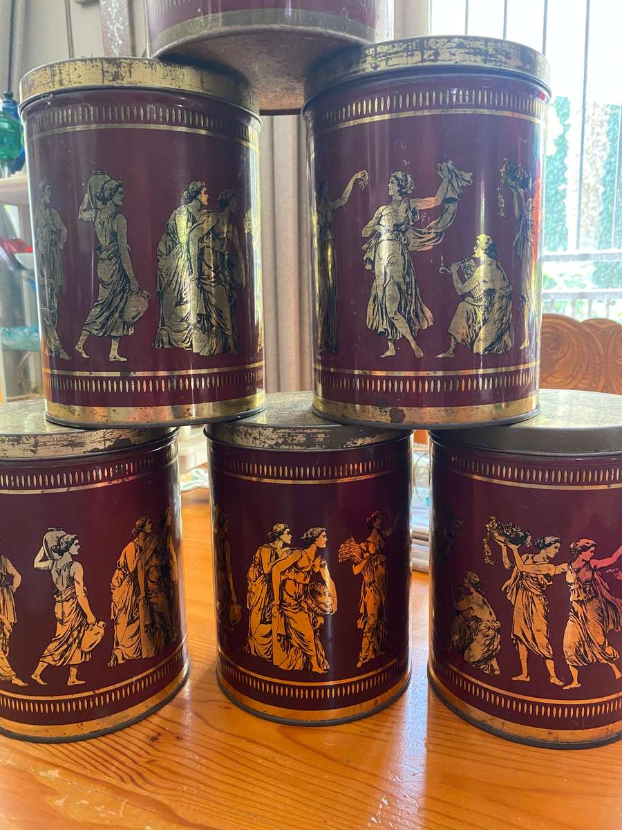 VINTAGE VAN RIEBEECK COFFEE CANS