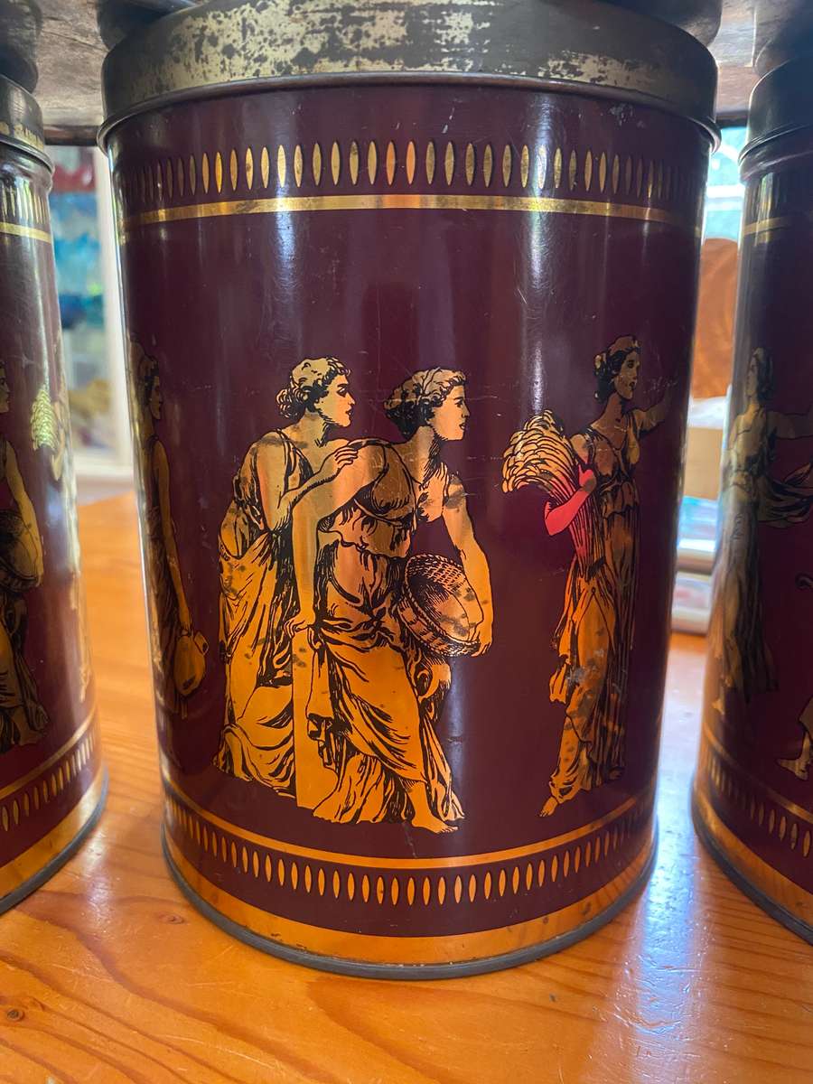 VINTAGE VAN RIEBEECK COFFEE CANS