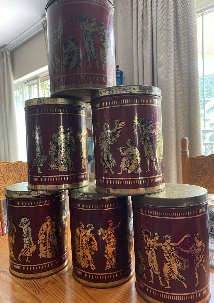 VINTAGE VAN RIEBEECK COFFEE CANS