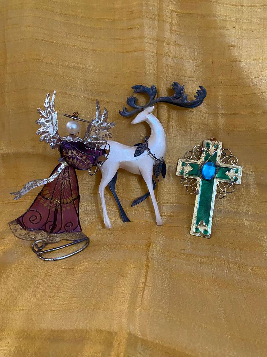 Christmas Hanging Ornament ,SET OF THREE