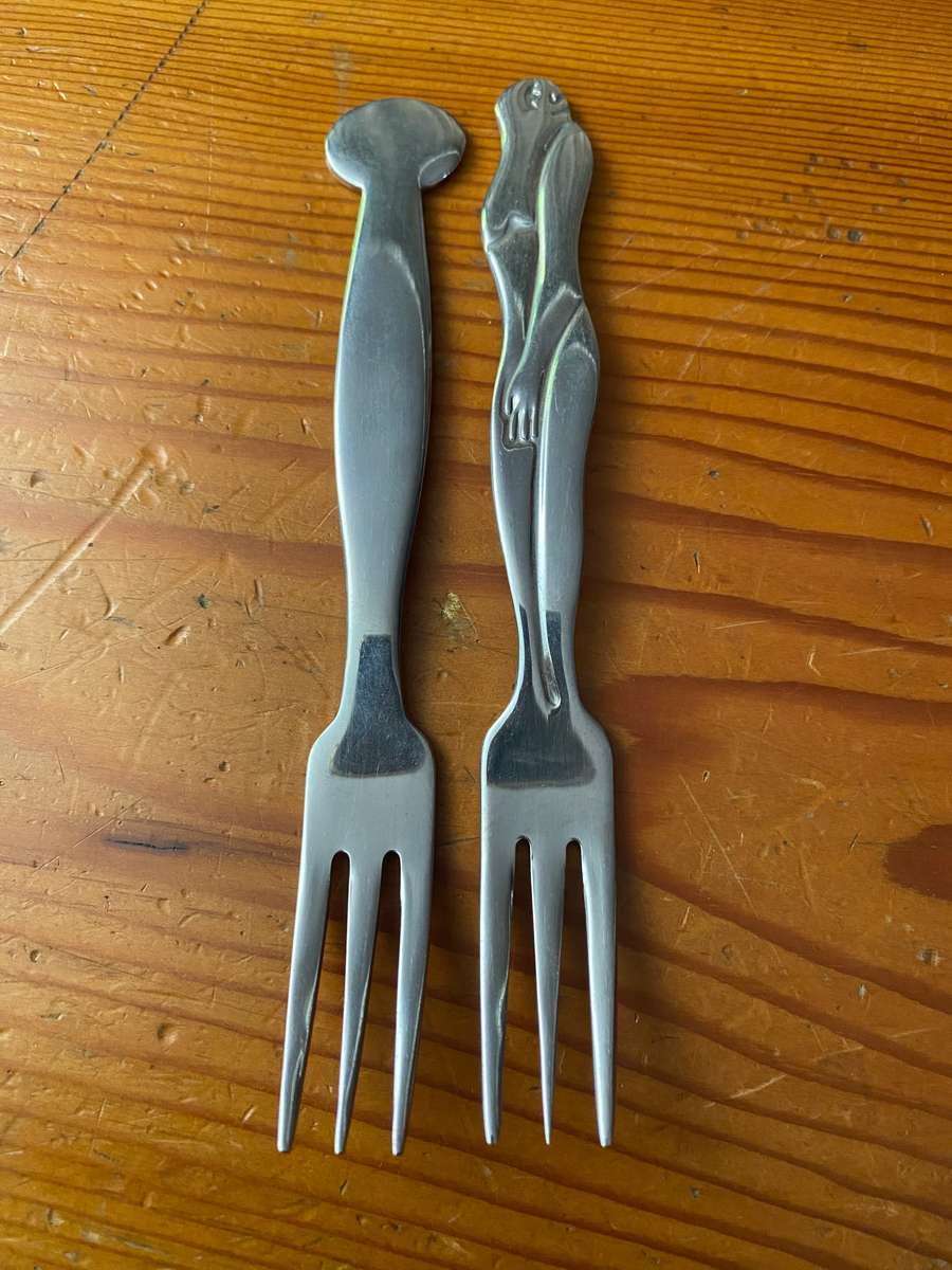 CAROL BOYCE CAKE FORKS STAINLESS STEEL
