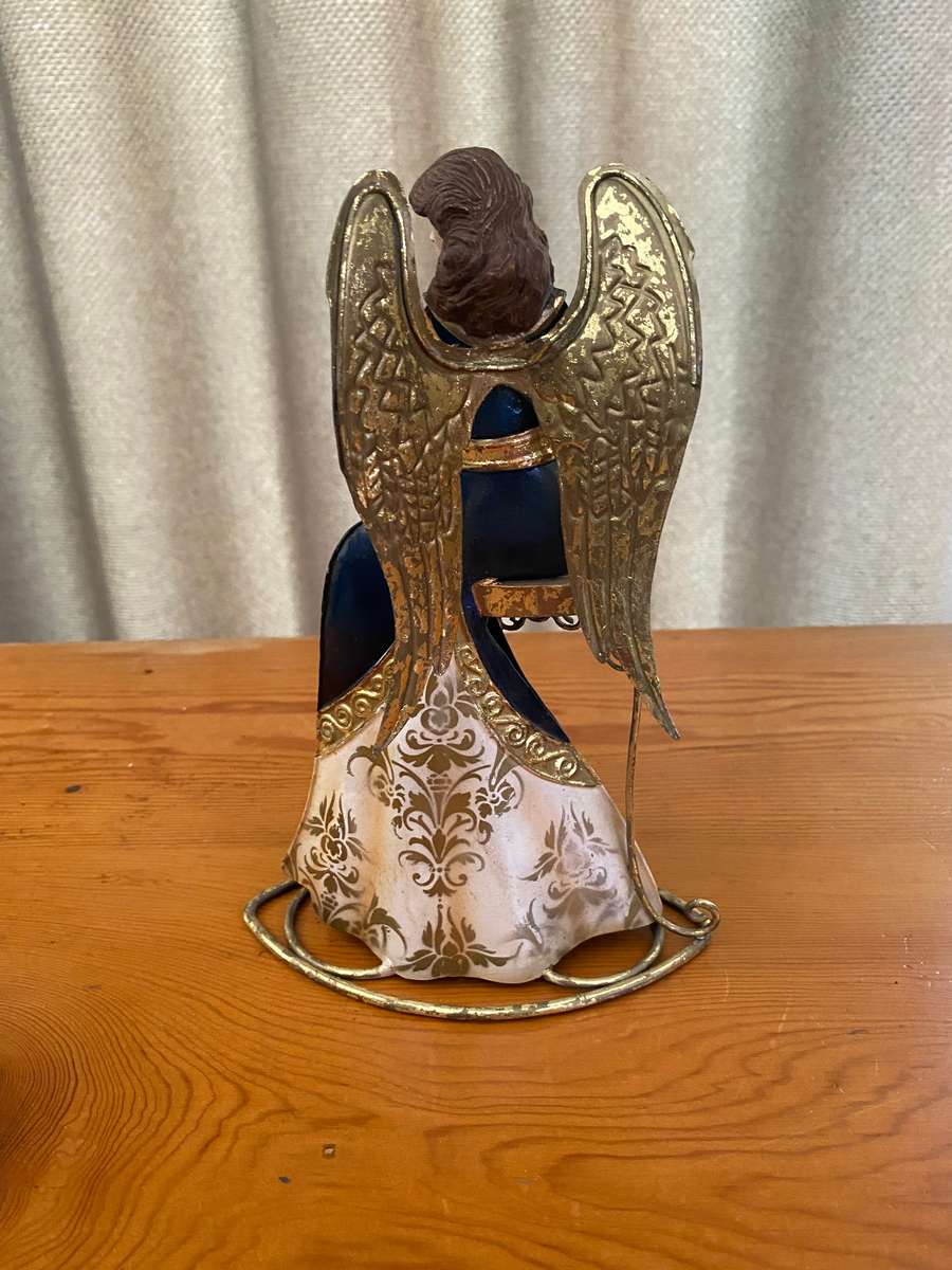 CHRISTMAS ANGEL CANDLE HOLDER