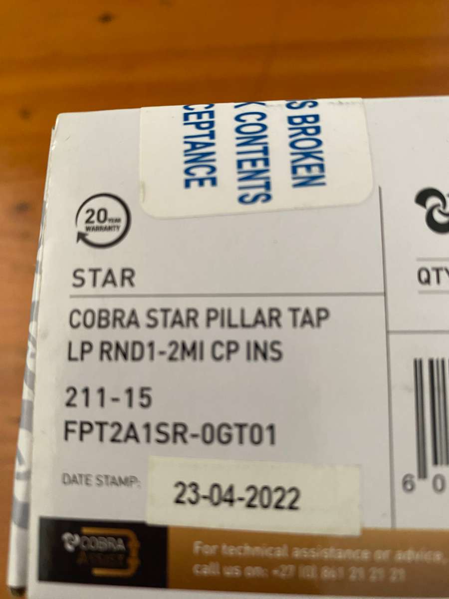 COBRA ROUND PILLAR TAPS