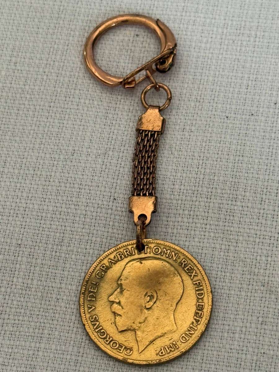 VINTAGE COIN KEY RING