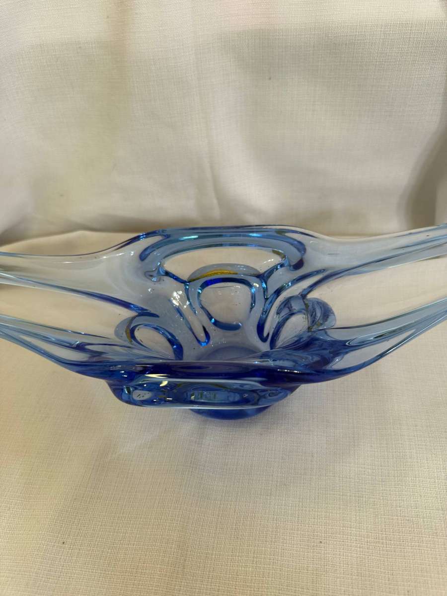 BLUE MURANO VASE