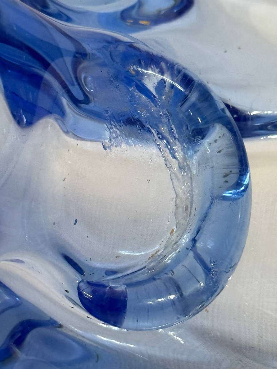 BLUE MURANO VASE