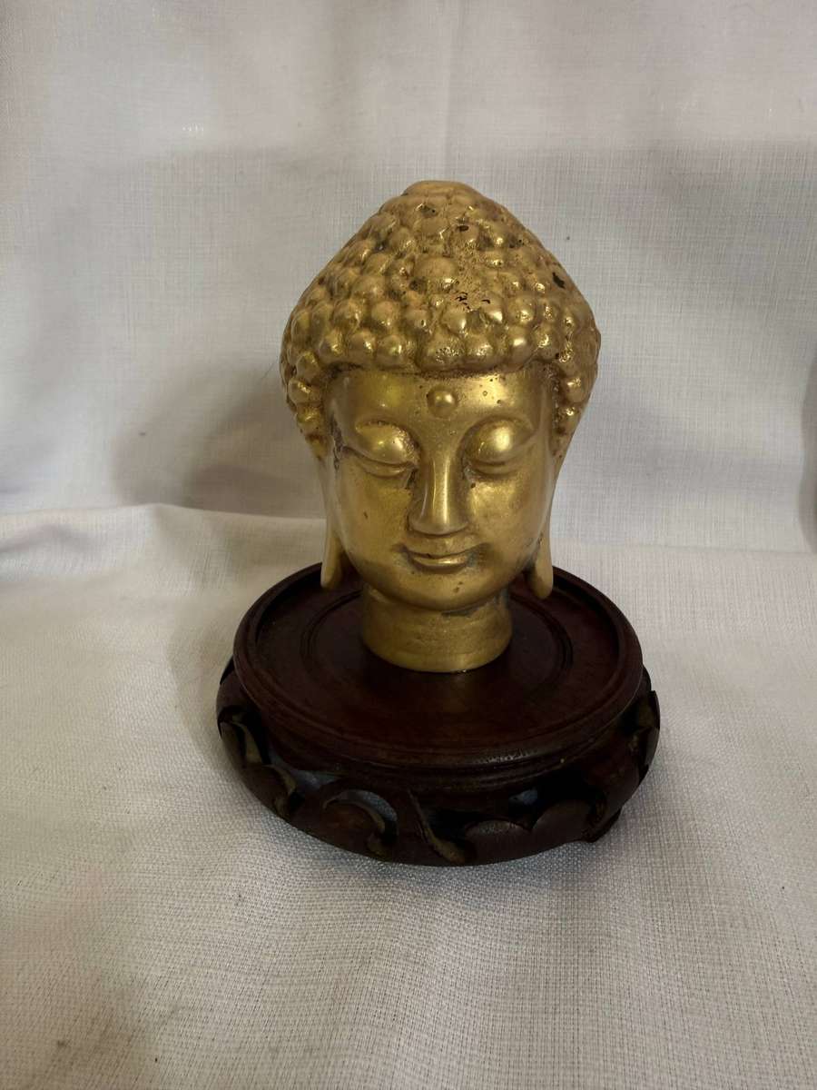 BRASS BUDHA HEAD