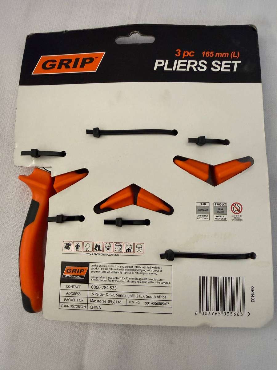 3 Piece Pliers Set