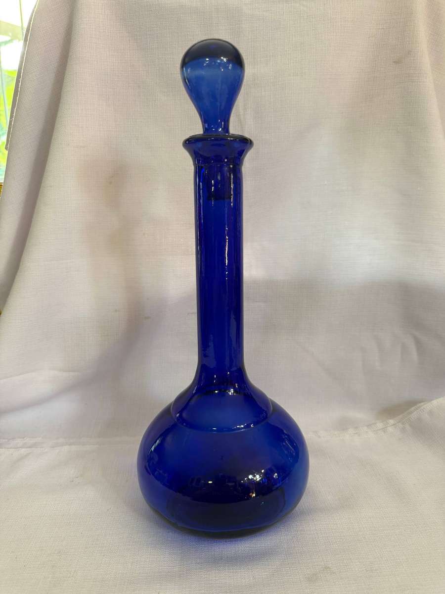 BLUE BOTTLE DECANTER