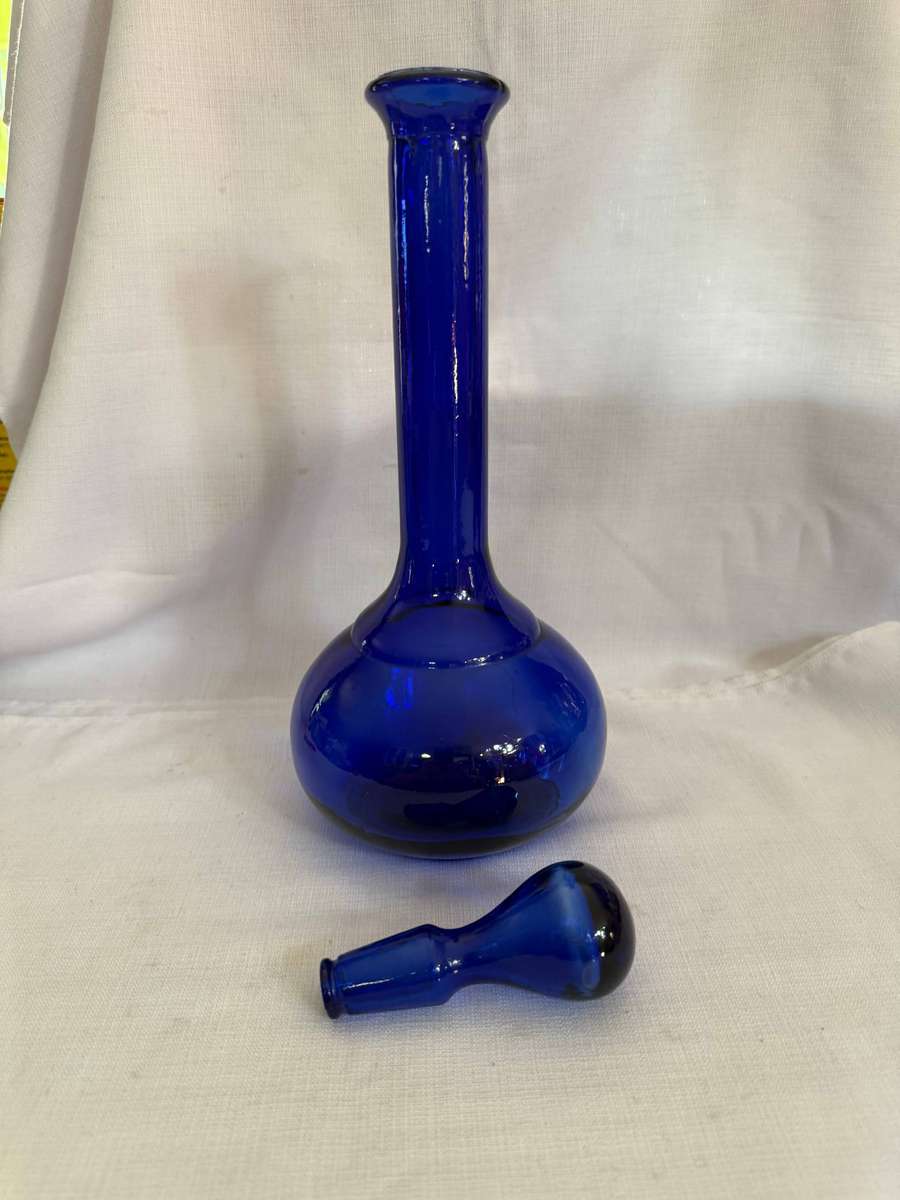 BLUE BOTTLE DECANTER