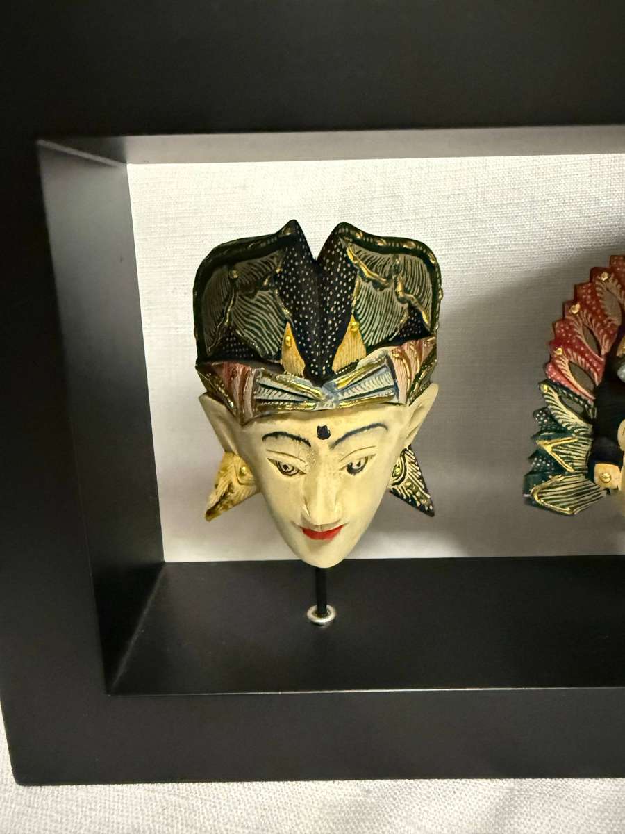 BALINESE MASKS ,RAMA AND SITA