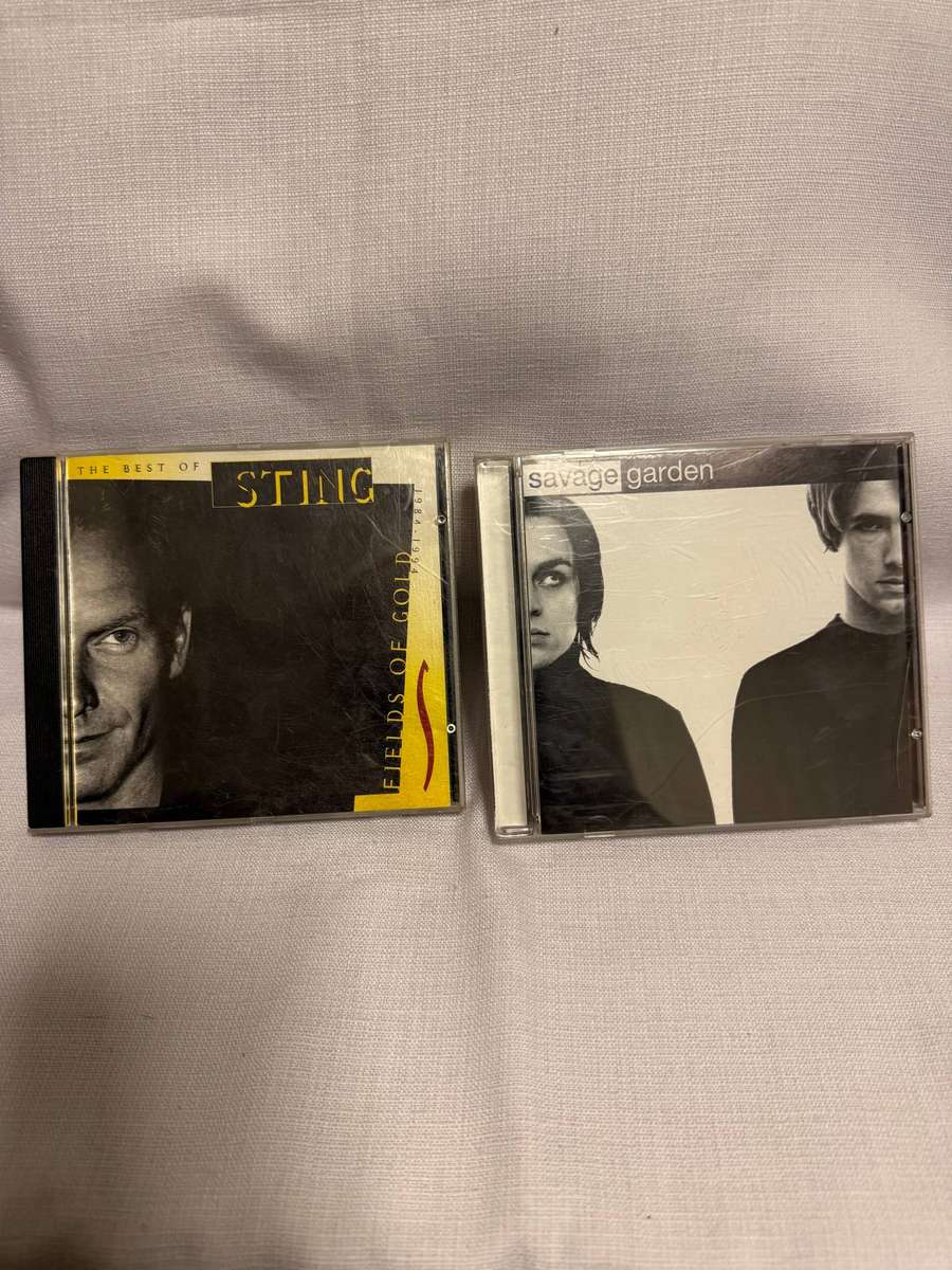 CD'S SAVAGE GARDEN AND STING