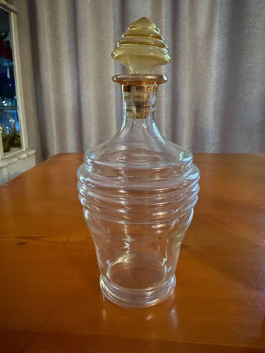 THREE SMALL DECANTERS