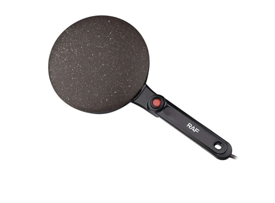RAF 650w. Non-Stick Crepe Making Pan - Black