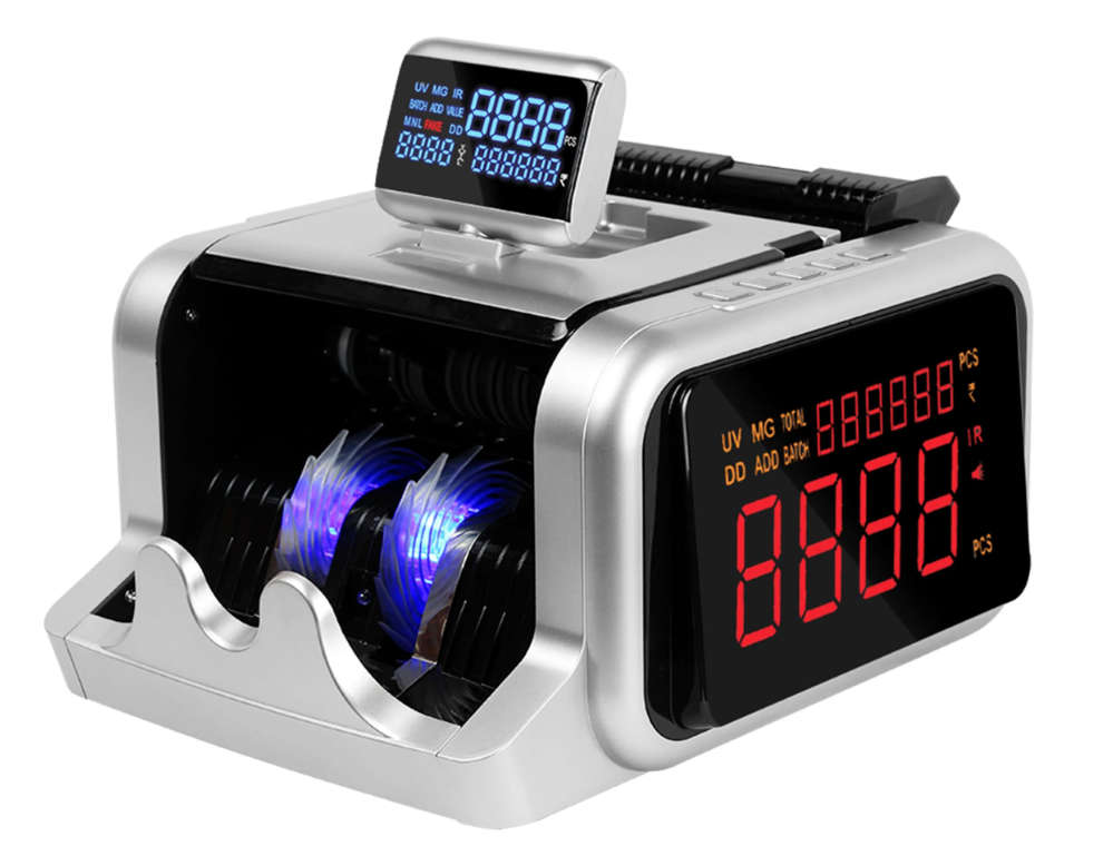 Multi Currency Counter and Banknote Counterfeit Detector Money Counter