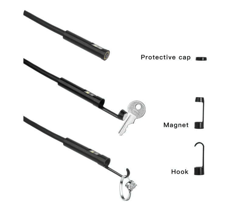 Multi-Purpose Waterproof 4.3 inch HD Portable Endoscope-Borescope Snake Tube Industrial Endoscope