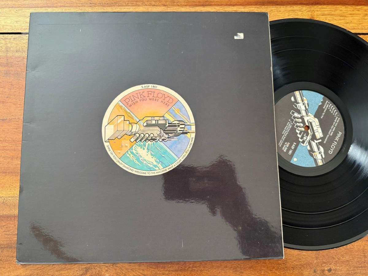 Pink Floyd - Wish You Were Here S-ASF1861 (SA) VG+/VG- Plays VG but has a few hairlines