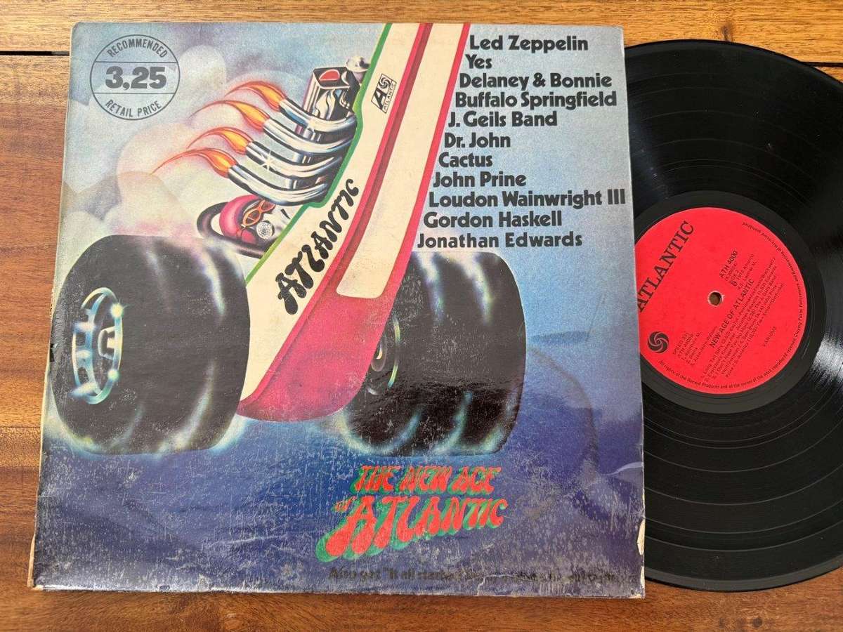 New Age of Atlantic Records ATH4000 VG-/VG+  Contains Exclusive Led Zep track