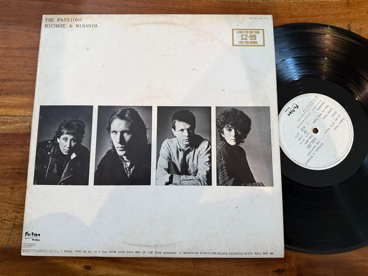 The Passions - Michael & Miranda FIX003 (UK) VG+/VG+