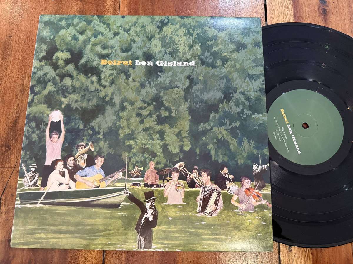 Beirut - Lon Gisland EP POMP002 VG+/VG+ to NM