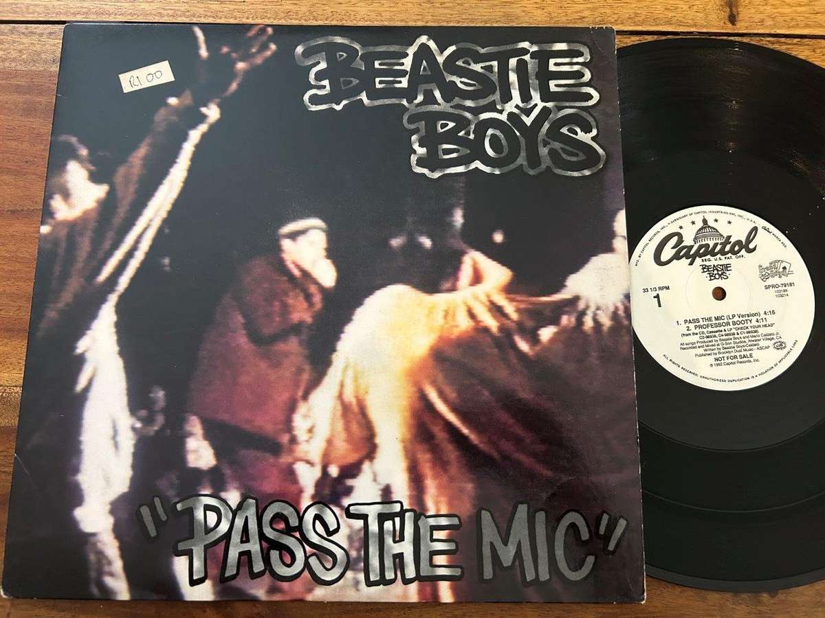 Beastie Boys - Pass The Mic 12"SPRO79181 (USA) Promo copy VG+/VG+
